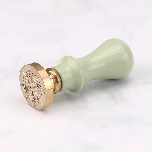 Retro Sealing Wax Spoon Wood Handle Sealing Wax stamp-JournalTale