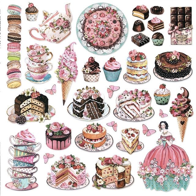 Vintage Ballet Elegance Stickers Crafts And stickers book-JournalTale