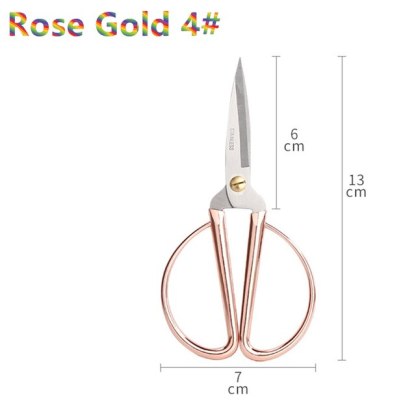 Rose Gold Embroidery and Sewing Scissors-JournalTale