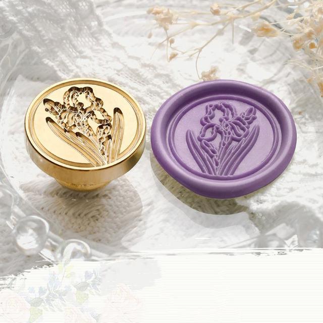 Plant Wax Seal Stamp Vintage Craft Seal Stamp-JournalTale