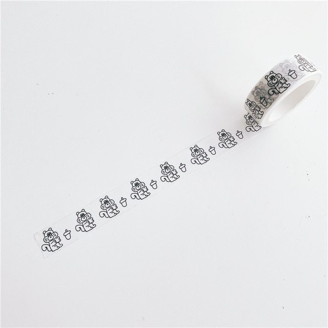 15mm*5M English hand drawn style Washi Tape Masking Tape-JournalTale
