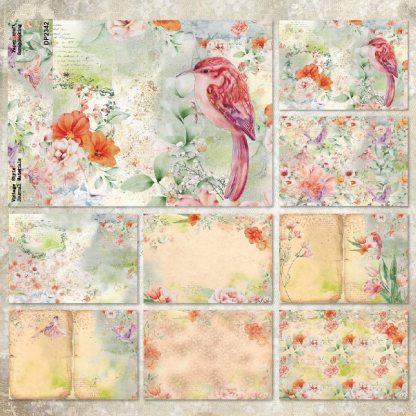 8 Sheets A5 Animal Scrapbooking Patterned Paper-JournalTale