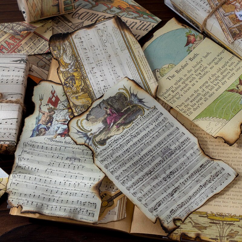 50pcs/lot Memo Pads Material Paper fairy Scrapbooking-JournalTale