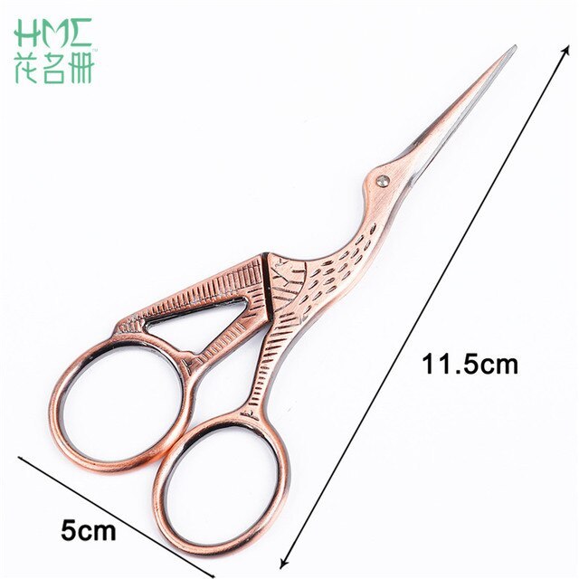 1pc/lot Durable Stainless Steel Vintage Classic Scissors-JournalTale