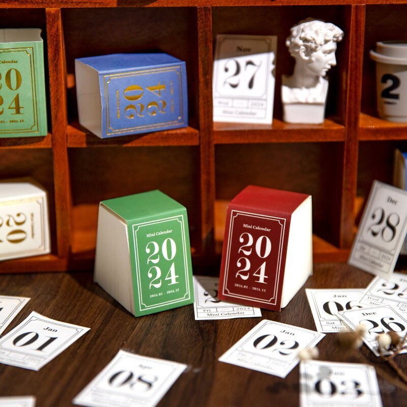 365 days Mini Desktop Calendar Table Calendar Memo Planner-JournalTale