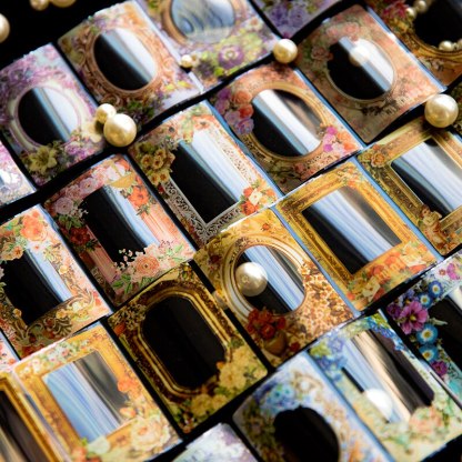1Roll Tape 2M PET tape painting mirror frame retro Tape-JournalTale