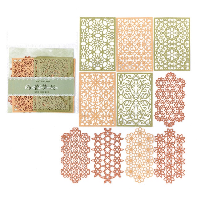 10pcs/lot Memo Pads Material Paper Lace-JournalTale