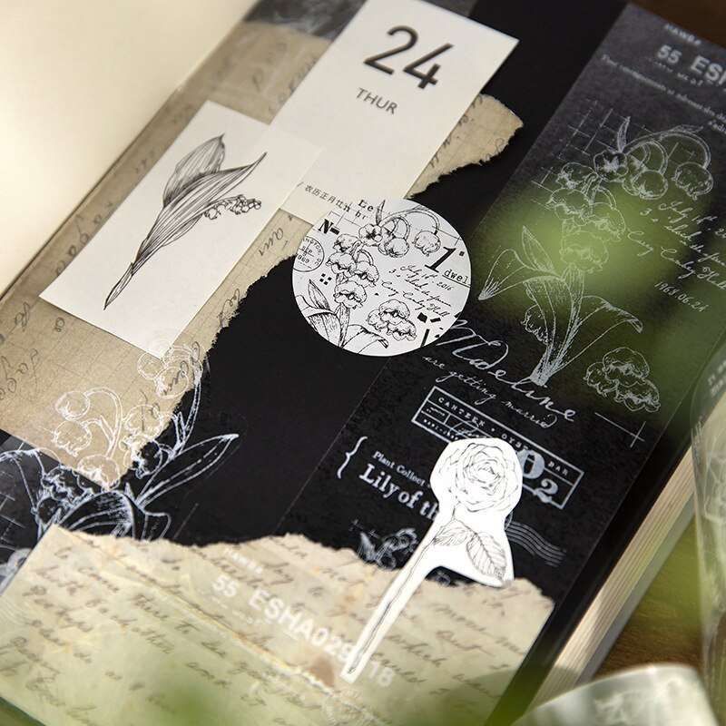 56mm*3m Flowers and Plants PET Tapes-JournalTale