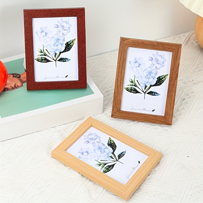 1pc Wooden Frame Suitable For 7-inch, 8-inch Pictures-JournalTale