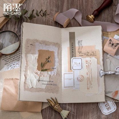 30 Pcs Retro Letter Sheet Material Paper-JournalTale