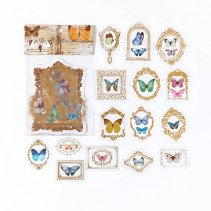 30 Pcs Transparent Plants Floral Stickers-JournalTale