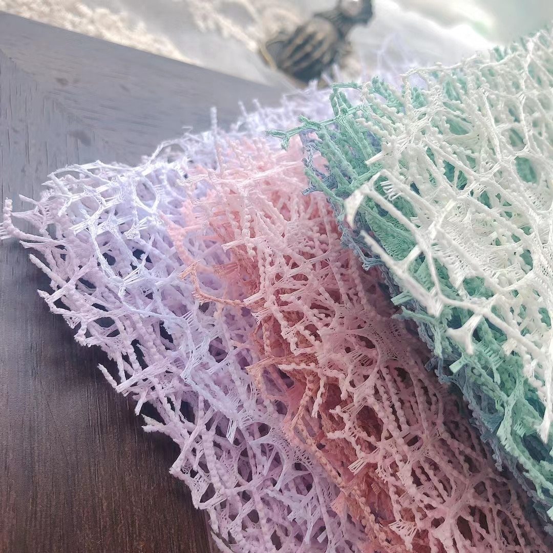 8Pcs A5 Color Vintage Scrapbook Hollow Out Gauze Decoration Paper-JournalTale