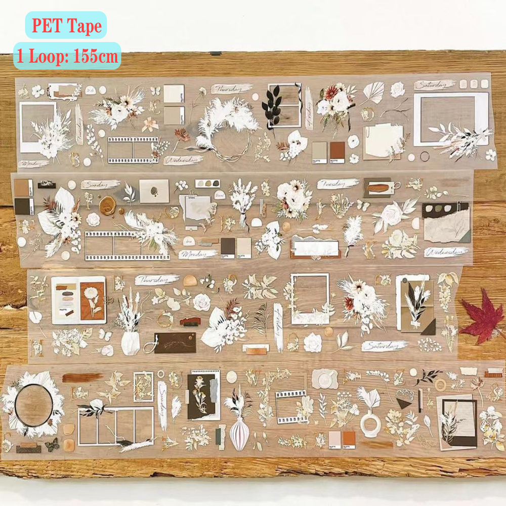 1 Loop Autumn Dreams Girl Washi PET Tape-JournalTale