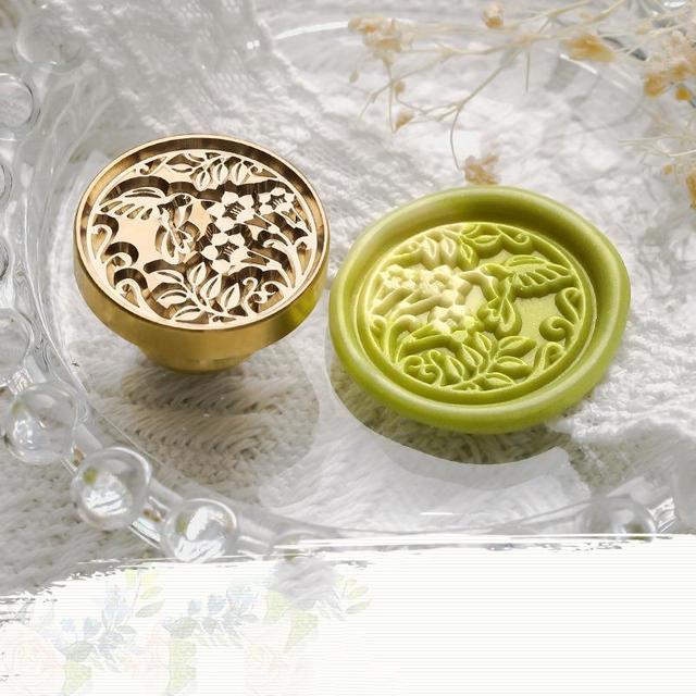 Plant Wax Seal Stamp Vintage Craft Seal Stamp-JournalTale