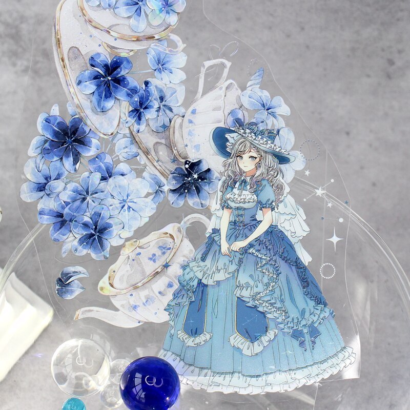 Cute Lolita Girl At Balls DIY Decoration Materials Shiny PET Tape-JournalTale