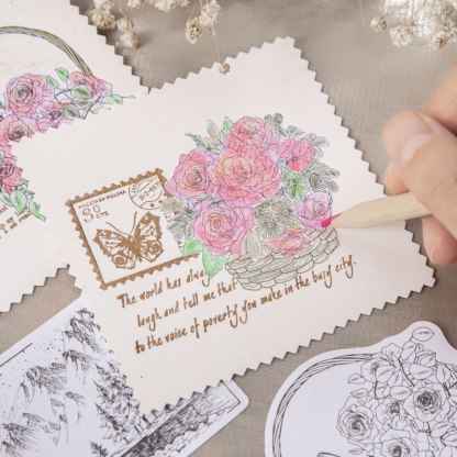 20pcs/1lot Scrapbook Sticker Alice-JournalTale
