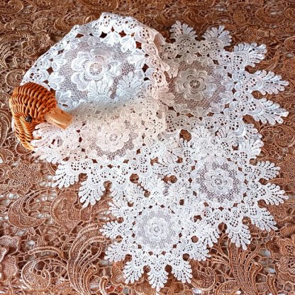 Lace Coaster Plate Bowl Insulation Pad-JournalTale