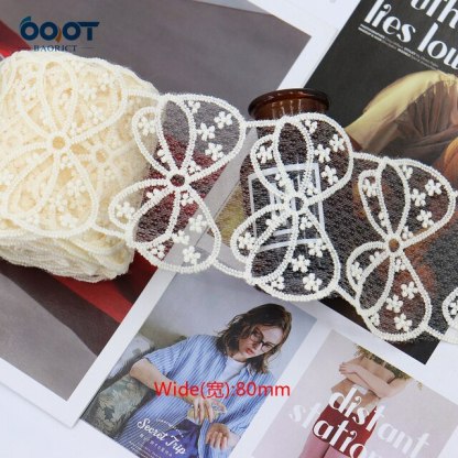 1Yards  Mesh Embroidered Lace Ribbon Materials-JournalTale