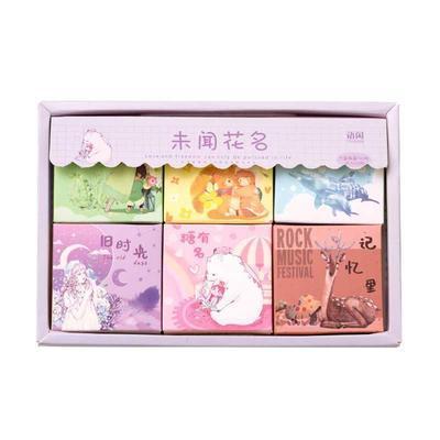 300pcs/box 6 Designs Cute Stickers for Bullet Journaling Scrapbooking kawaii-JournalTale