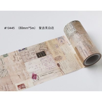 Vintage pattern washi tape fashion washi paper tape-JournalTale
