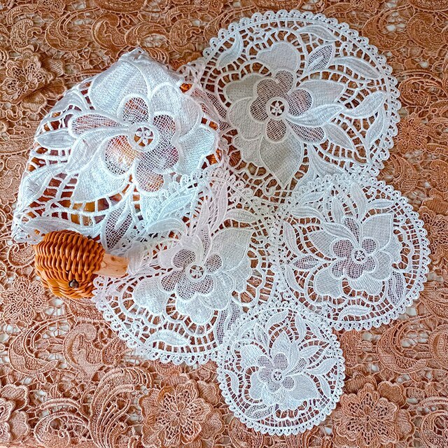 Lace Coaster Plate Bowl Insulation Pad-JournalTale