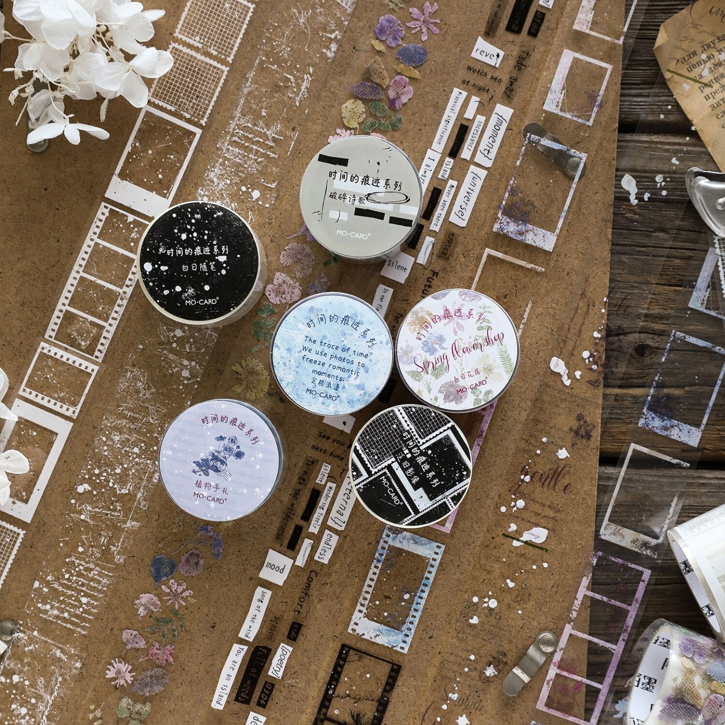 25mm*2m Ins PET Tapes DIY Scrapbooking Materials-JournalTale