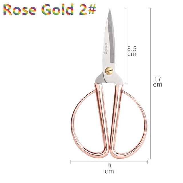 Rose Gold Embroidery and Sewing Scissors-JournalTale