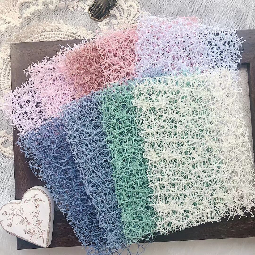 8Pcs A5 Color Vintage Scrapbook Hollow Out Gauze Decoration Paper-JournalTale