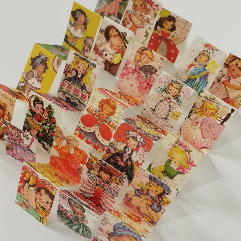 100pcs Vintage Textured Paper Material Paper-JournalTale
