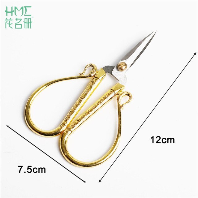 1pc/lot Durable Stainless Steel Vintage Classic Scissors-JournalTale