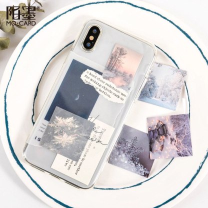 46 Pcs/pack Snow Landscape Stationery Sticker Scrapbooking-JournalTale
