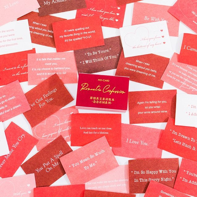 100pcs/pack Words Paper Junk Journal Supplies DIY Scrapbooking-JournalTale