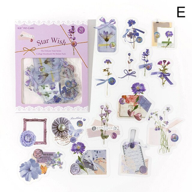 30pcs/1pack Stationery Stickers Vintage Character Series Stickers-JournalTale