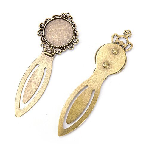 Vintage Bookmark Antique Bronze Paper Clip Handmade DIY Jewelry Accessories-JournalTale