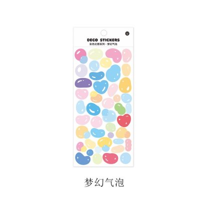 1pc Colored Ribbon Laser Stickers shanggu Colorful-JournalTale