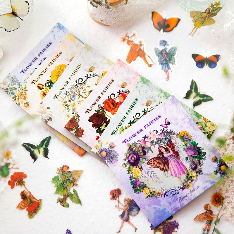 30pcs/pack Butterfly Stickers Waterproof PET Scrapbooking-JournalTale
