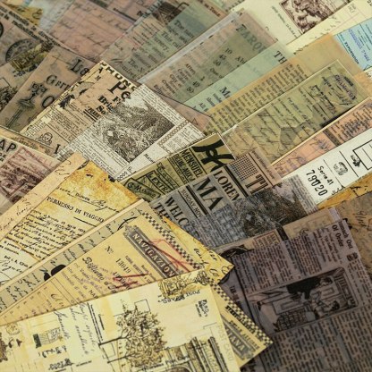 Vintage Style Design Paper Aesthetic Junk Journal Material-JournalTale