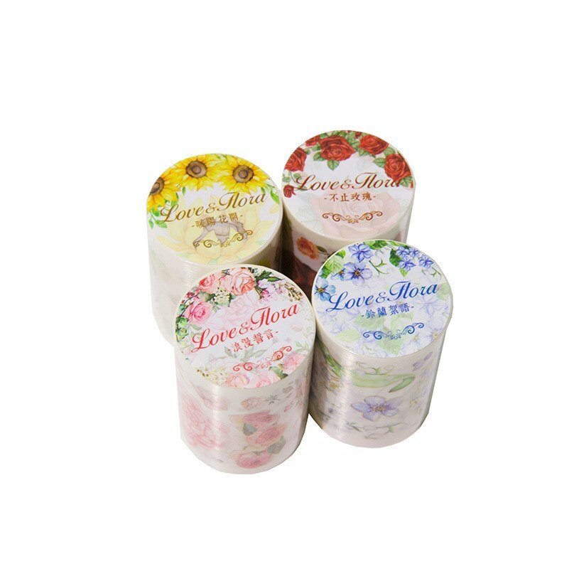 Sunflower Rose Series Washi Tape Washi Masking Tape-JournalTale