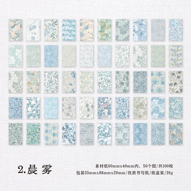 100pcs/lot Memo Pads Material Paper Tailor Retro-JournalTale