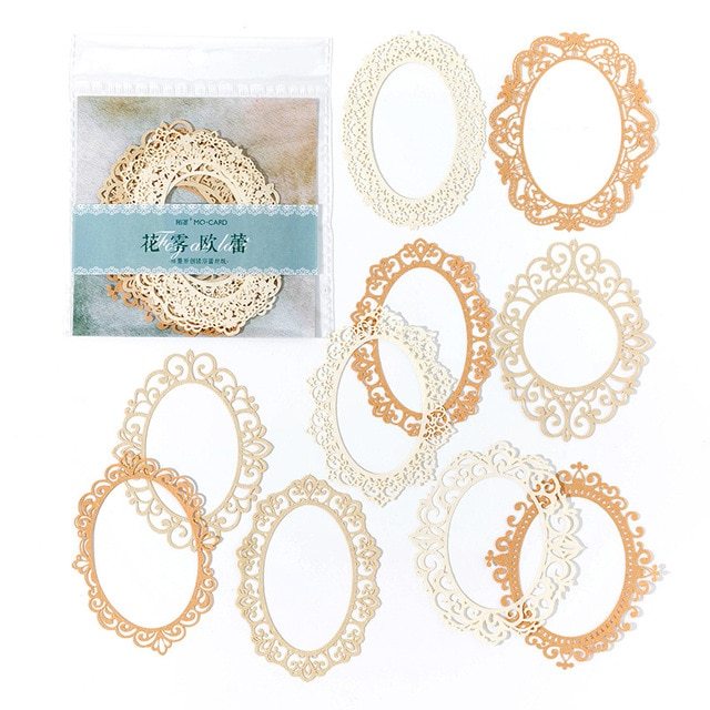 10pcs/lot Memo Pads Material Paper Lace-JournalTale