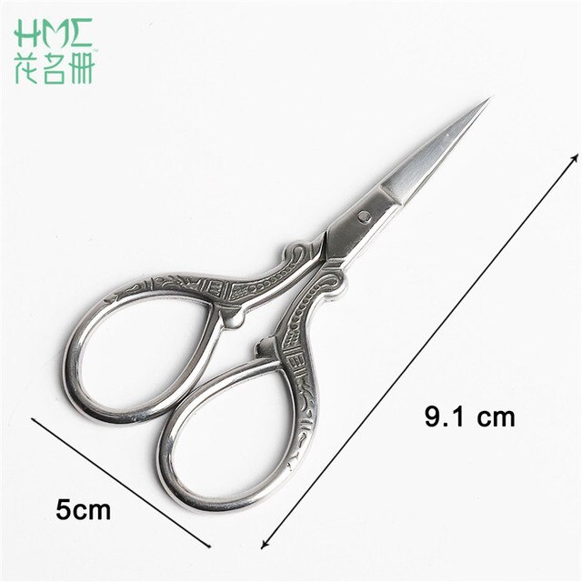 1pc/lot Durable Stainless Steel Vintage Classic Scissors-JournalTale