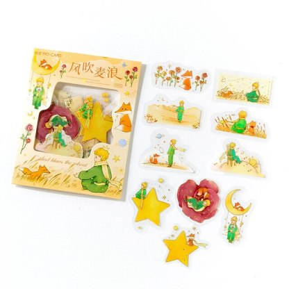 30pcs/1lot Scrapbook Sticker Vintage Prince and Rose-JournalTale