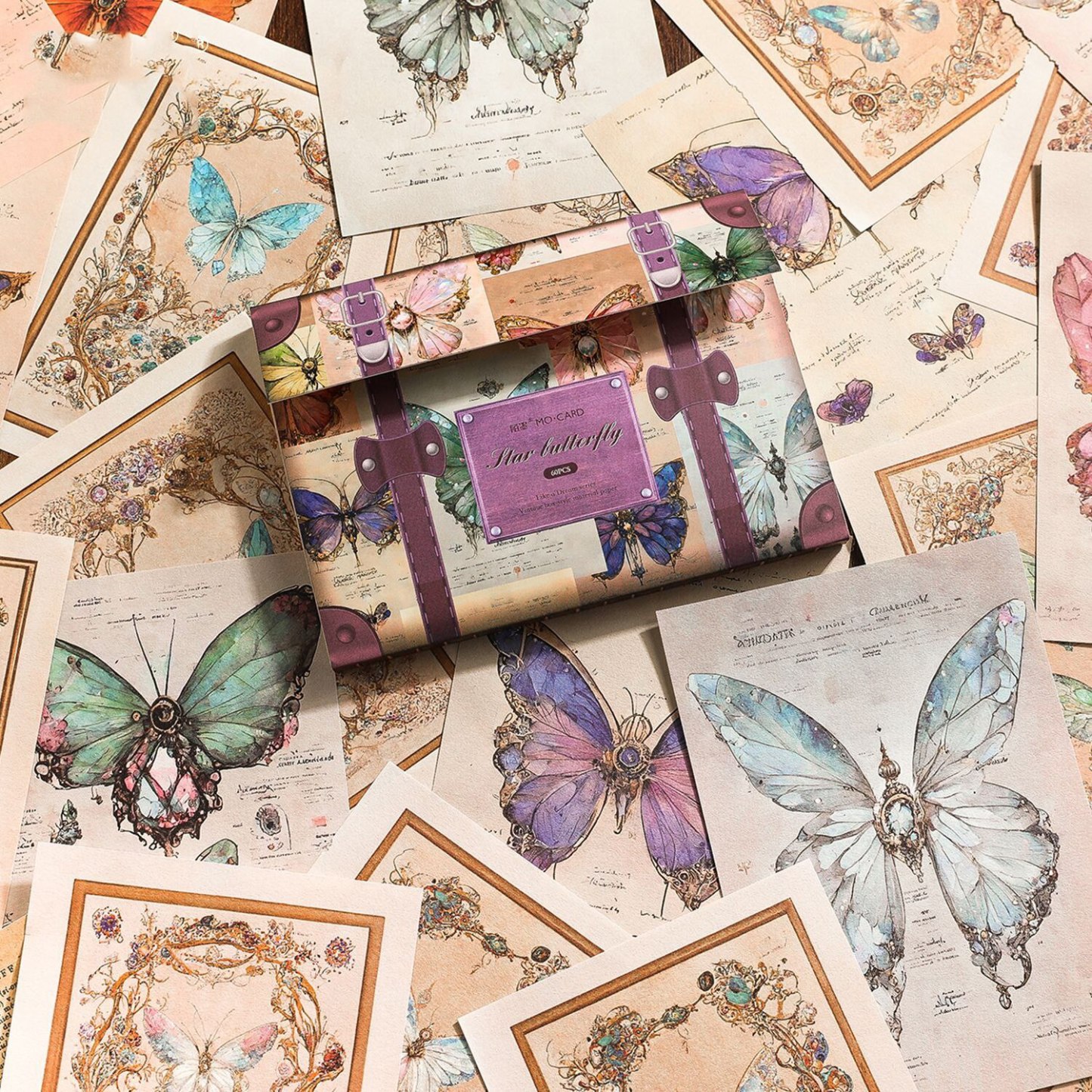 60 Sheets Like A Dream Series Vintage Character Material Paper-JournalTale