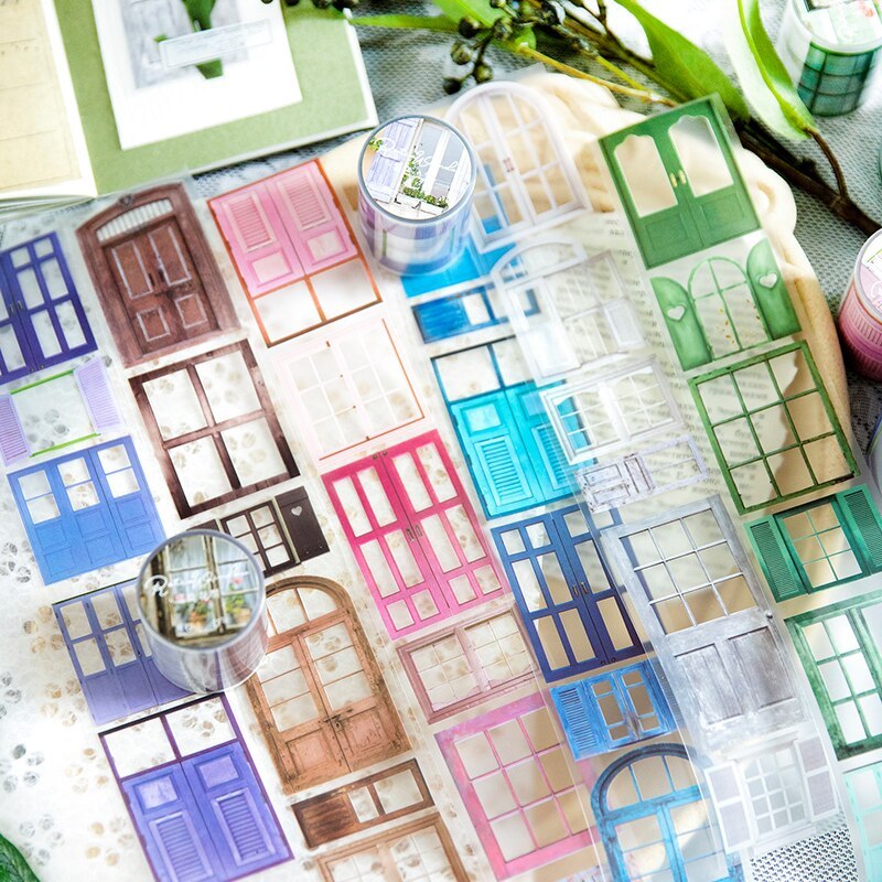 5x200cm Dull Polish Window Sticker Tape-JournalTale