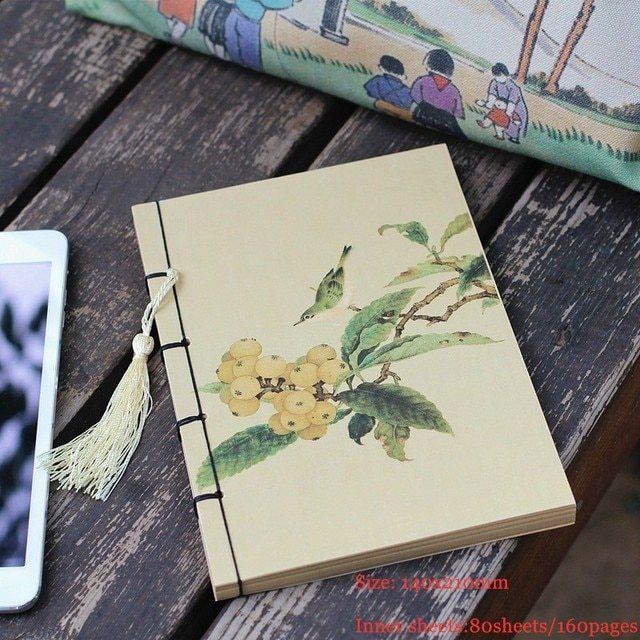 Retro Personal Diary Notebook Antique Tassels Blank Jounal-JournalTale