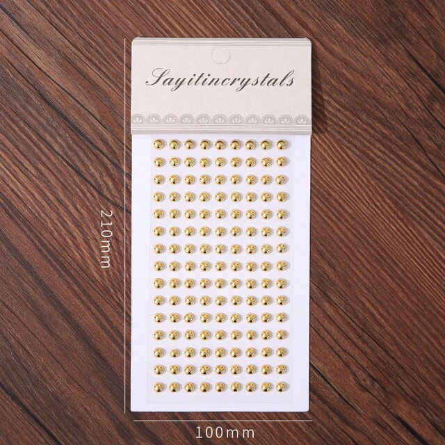 Crystal Diamond Gem Stickers 3D Acrylic Decorative Stickers-JournalTale