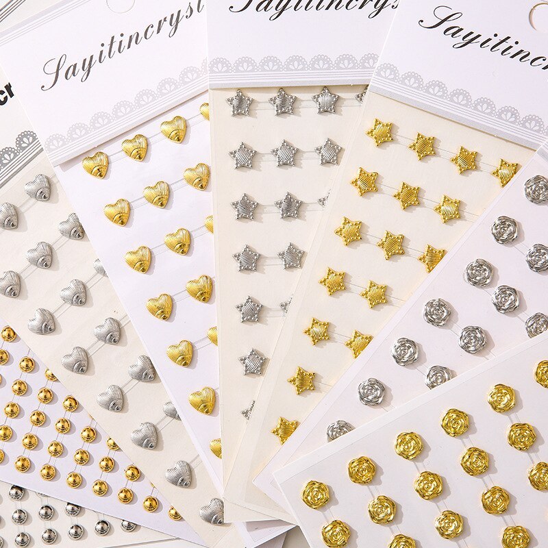 Crystal Diamond Gem Stickers 3D Acrylic Decorative Stickers-JournalTale