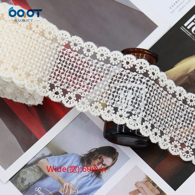 1Yards  Mesh Embroidered Lace Ribbon Materials-JournalTale