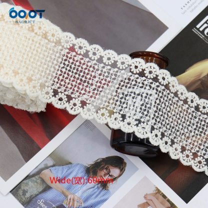1Yards  Mesh Embroidered Lace Ribbon Materials-JournalTale