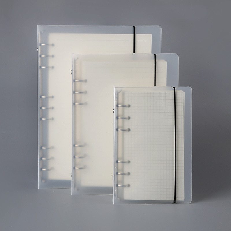 Diary 2023 A7 A6 A5 Transparent Loose Leaf Binder Notebook-JournalTale